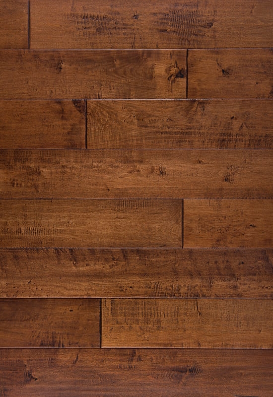 Çin akçaağaç 125 elle kesilmiş masif ahşap döşeme