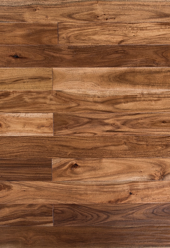 Küçük Yaprak Akasya 90mm El Kılpılmış Masif Ahşap Döşeme